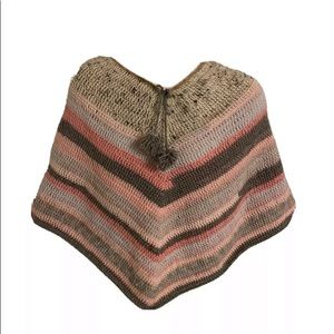 - NEW Boho Crocheted handmade Poncho NWT